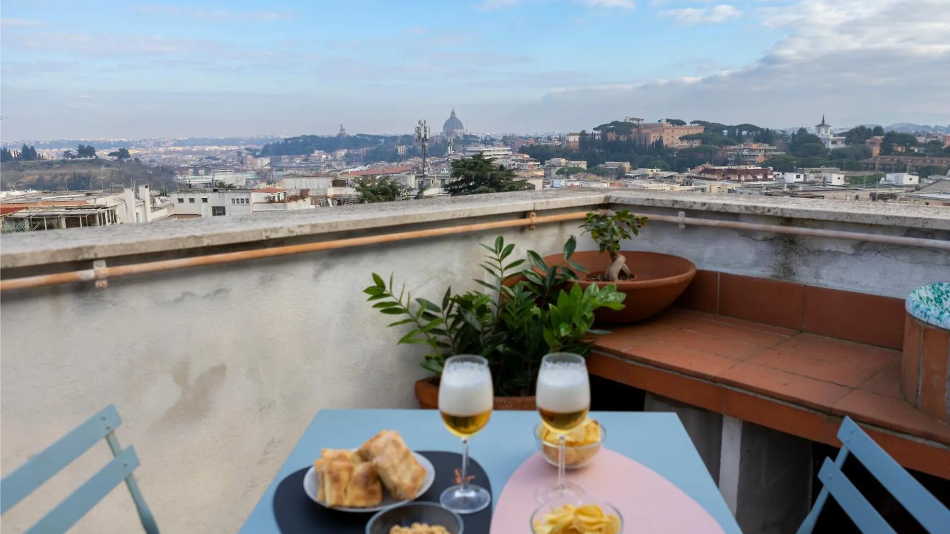 Centrale Attico Vista Magnifica Sul Vaticano Rome Apartment